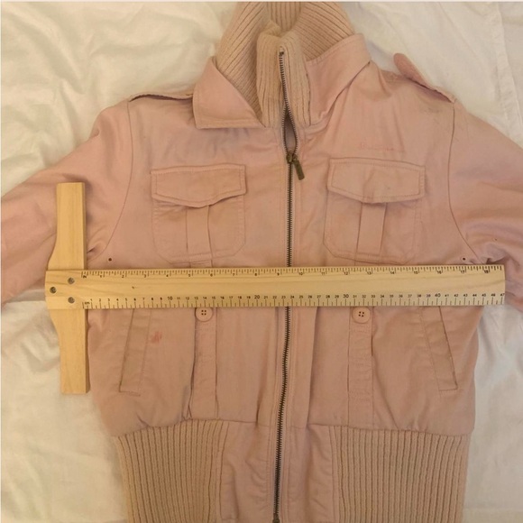 Adorable light pink Ben Sherman bomber with secret pocket. - Picture 3 of 8